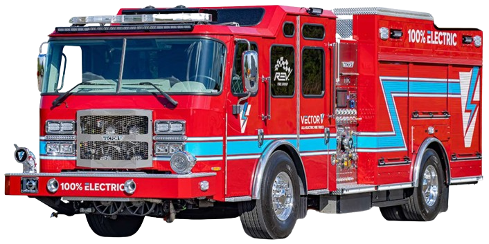 VECTOR ELECTRIC FIRE TRUCK WITH RANGE EXTENDER reference image